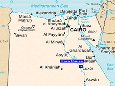 Mapa de Luxor