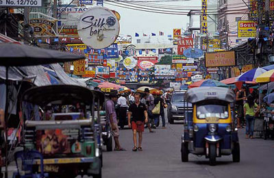 Calles de Bangkok Foto