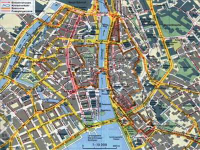 Mapa de Zurich