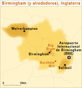 Mapa de Birmingham