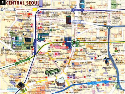 Mapa de Seul